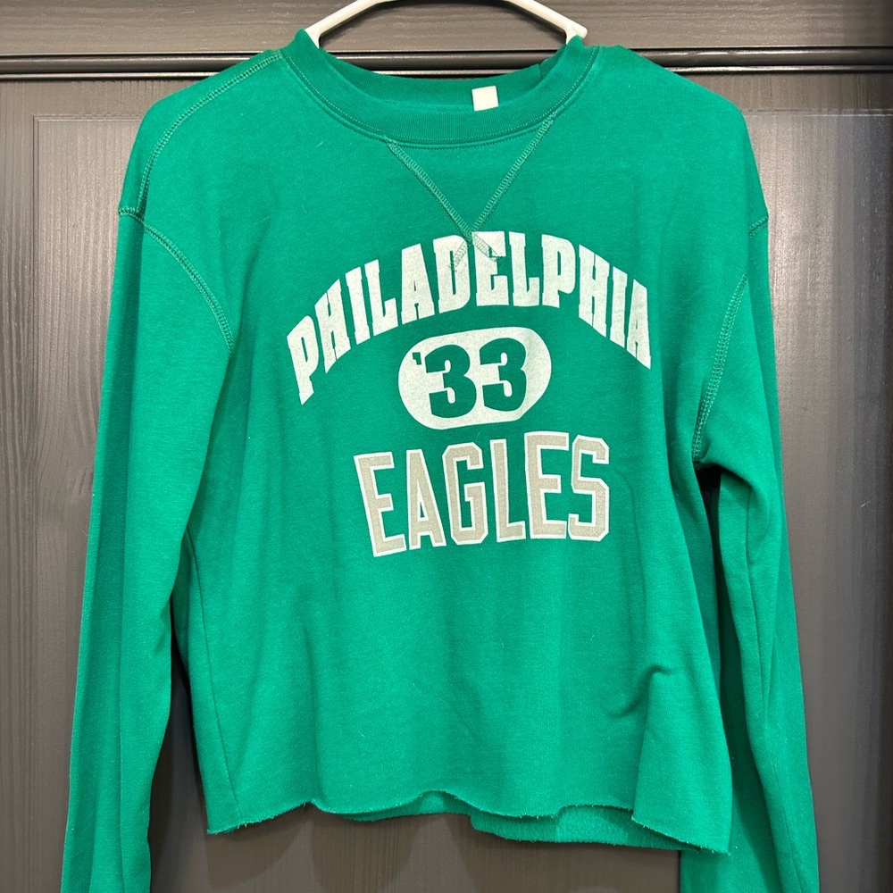 Philadelphia Eagles Crop Sweatshirt